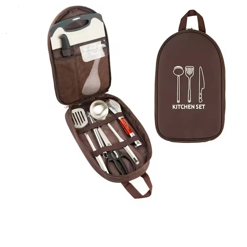 Camping Cooking Pack - Outdoor Cookware 8-piece Set Camping Kitchen