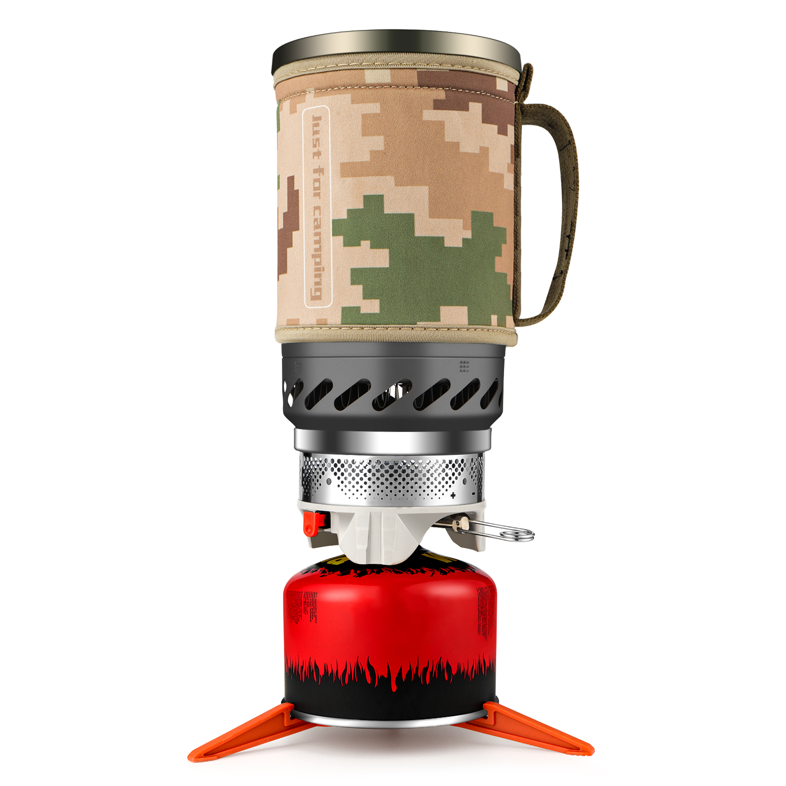 Camping Cooking Tripod - 1.4L Portable Cooking System With Heat