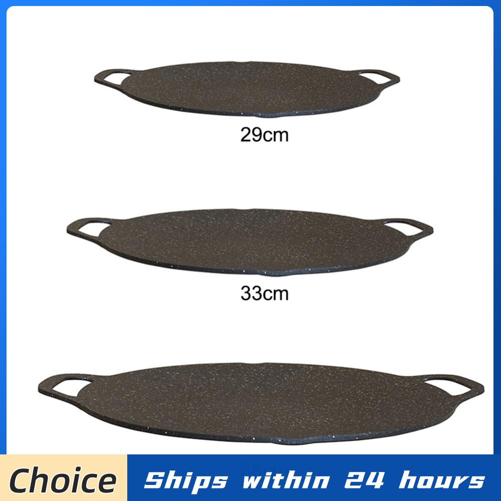Camping Cooking Frying Pan - Outdoor Grill Pan Korean Roastig Frying