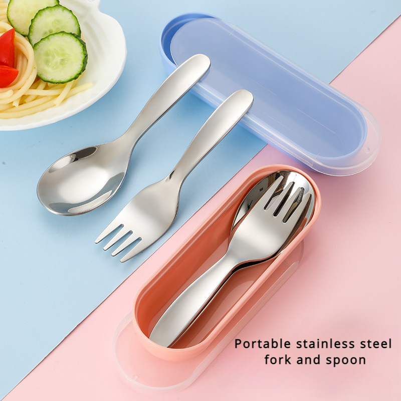 Camping Cooking Knife Set - 2 PCS 1 Set Portable Spoon