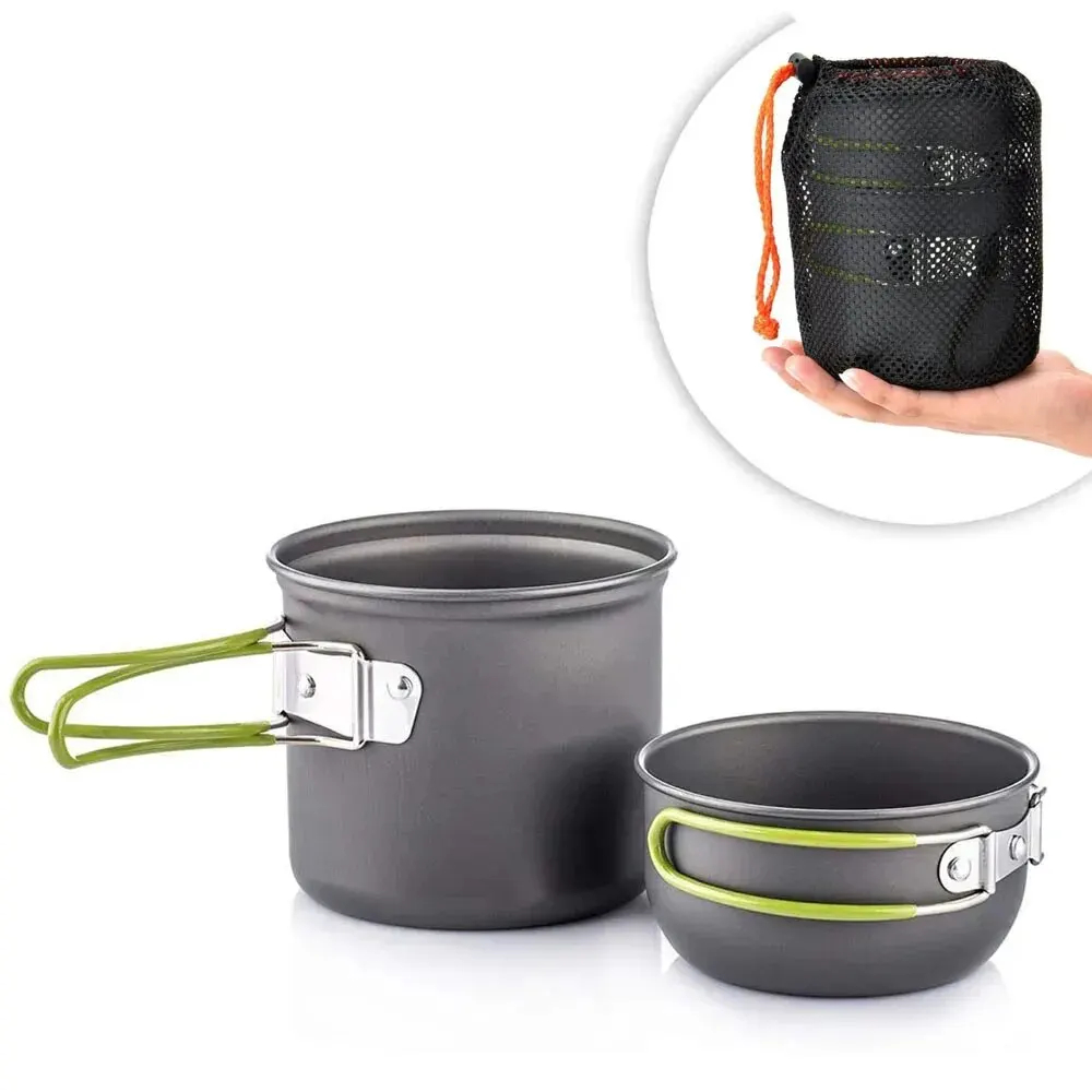 Ultralight Camping Pot Set: Ca - огляд і ціна Camping Outdoor Cooking Table