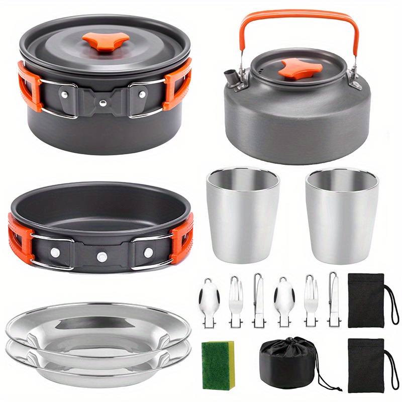17pcs Camping Cookware Set, Po - огляд і ціна Camping Cooking Knife Set