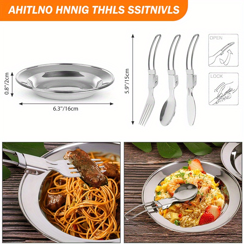 17pcs Camping Cookware Set, Po - огляд і ціна Camping Cooking Knife Set