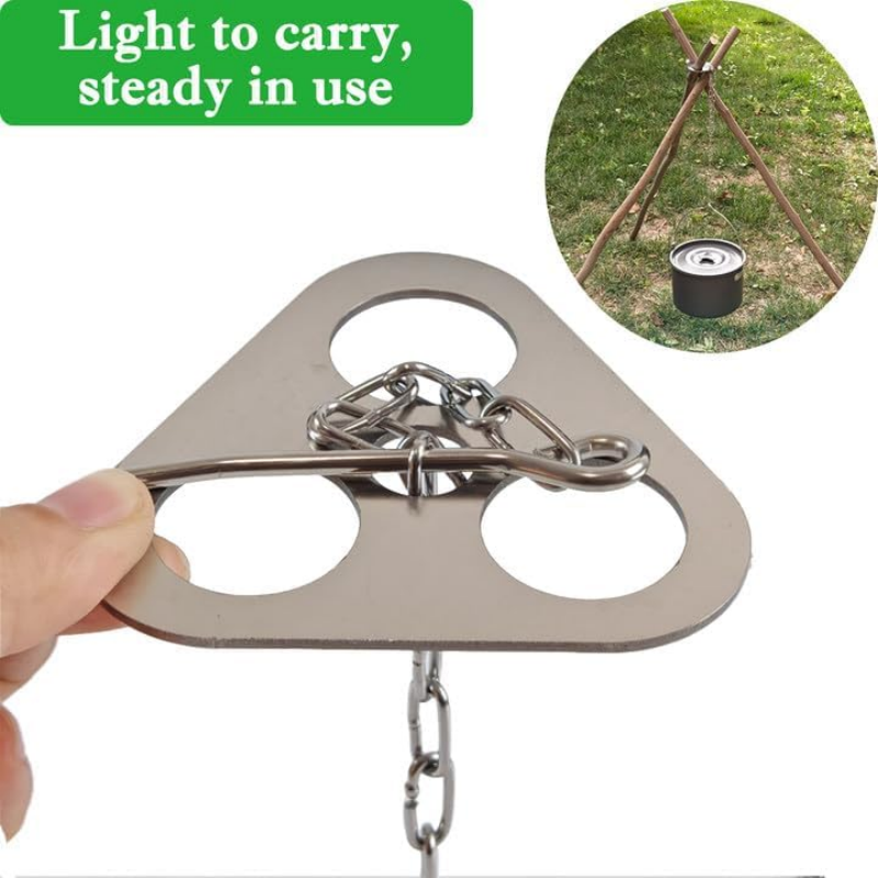 Compact Camping Tripod Grill B - огляд і ціна Camping Cooking Tripod