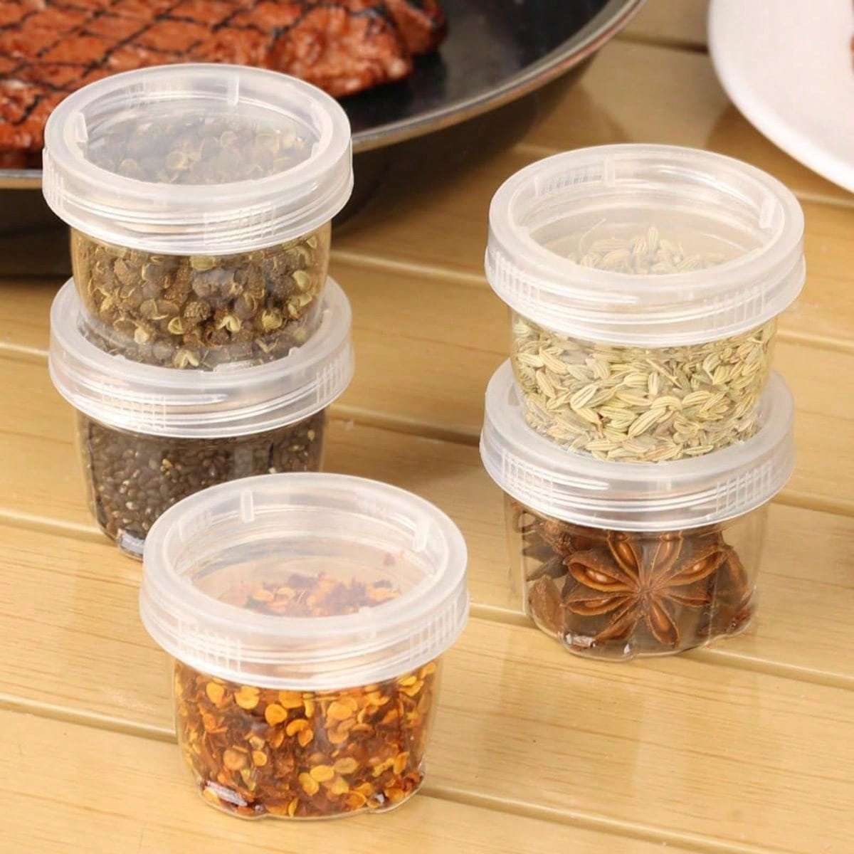 1Pc & 5Pcs Portable Travel Sea - огляд і ціна Spice Kit Compact