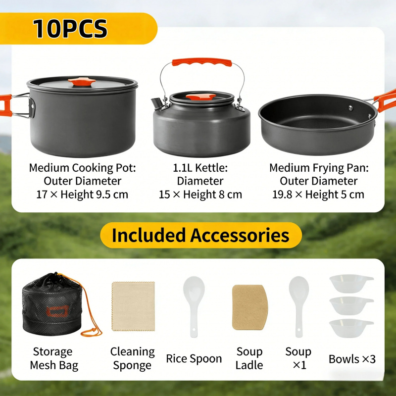 Ultralight Aluminium Camping P - огляд і ціна Camping Cooking Pack