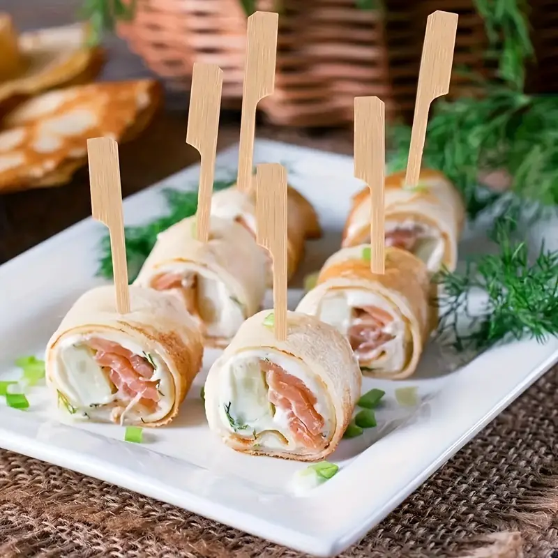 50Pcs Disposable Bamboo Sticks - огляд і ціна Camping Outdoor Cooking Table