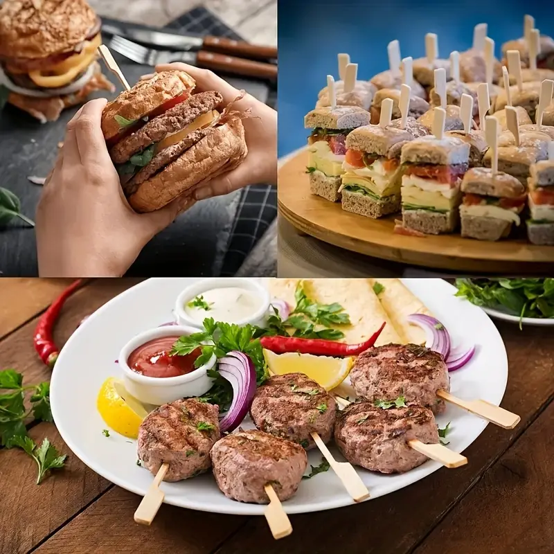 50Pcs Disposable Bamboo Sticks - огляд і ціна Camping Outdoor Cooking Table