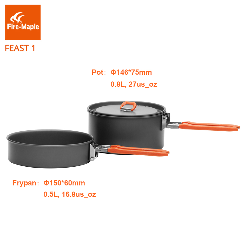 Fire Maple Feast 1 Outdoor Cam - огляд і ціна Camping Cooking Gear Set
