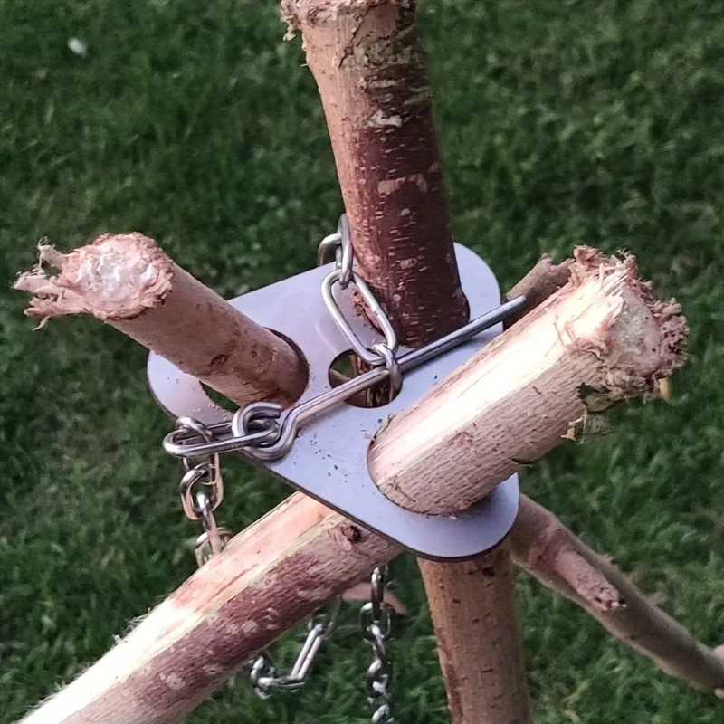 Outdoor BBQ Tripod Portable De - огляд і ціна Camping Cooking Tripod