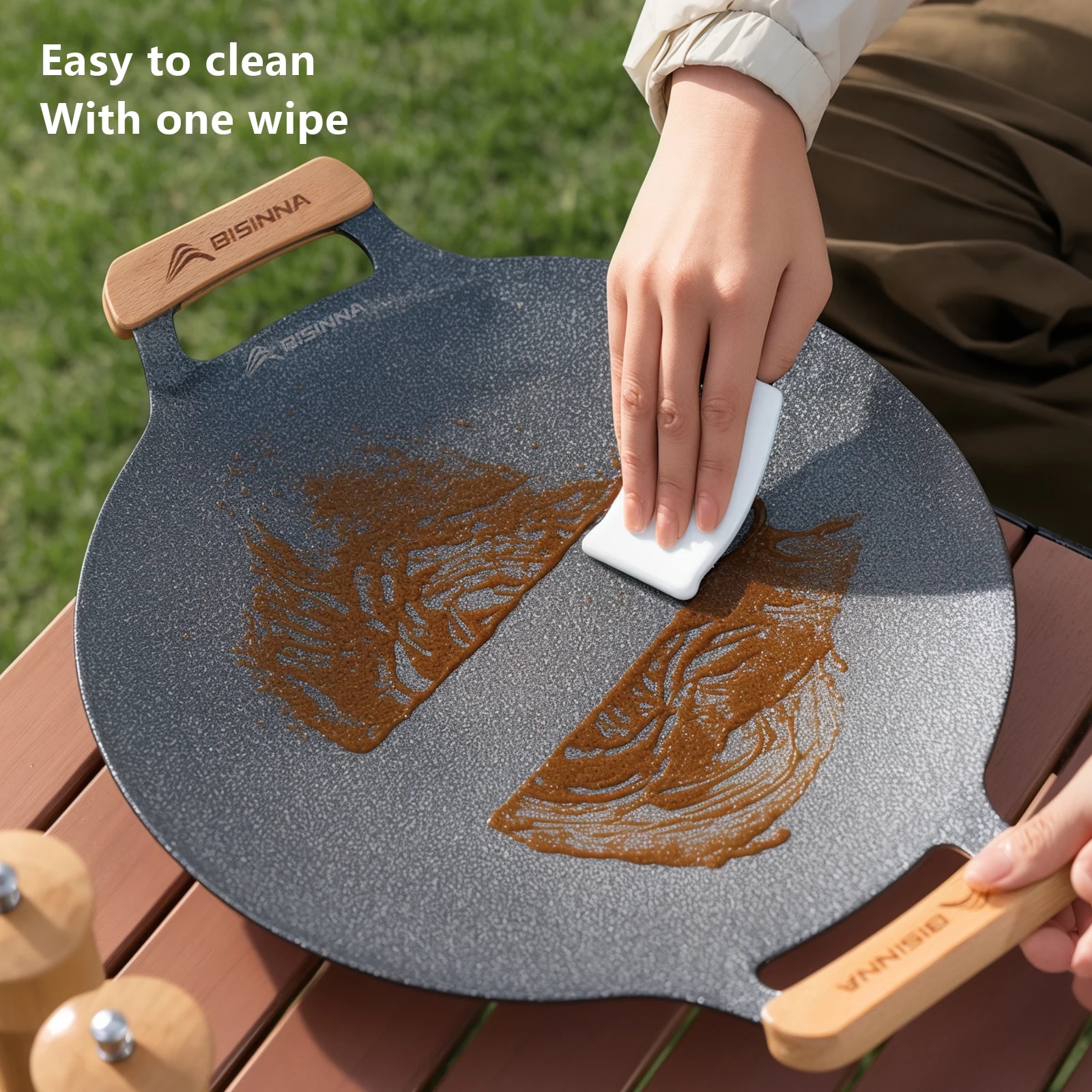 BISINNA 34CM Outdoor BBQ Grill - огляд і ціна Camping Cooking Ware