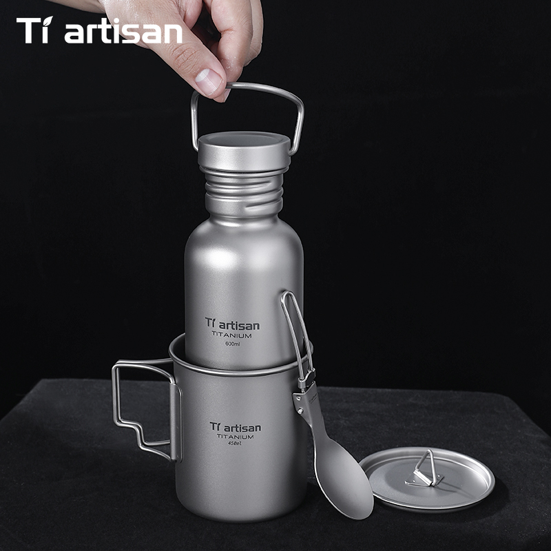 Tiartisan Titanium Cookware 3- - огляд і ціна Camping Cooking Gear Set