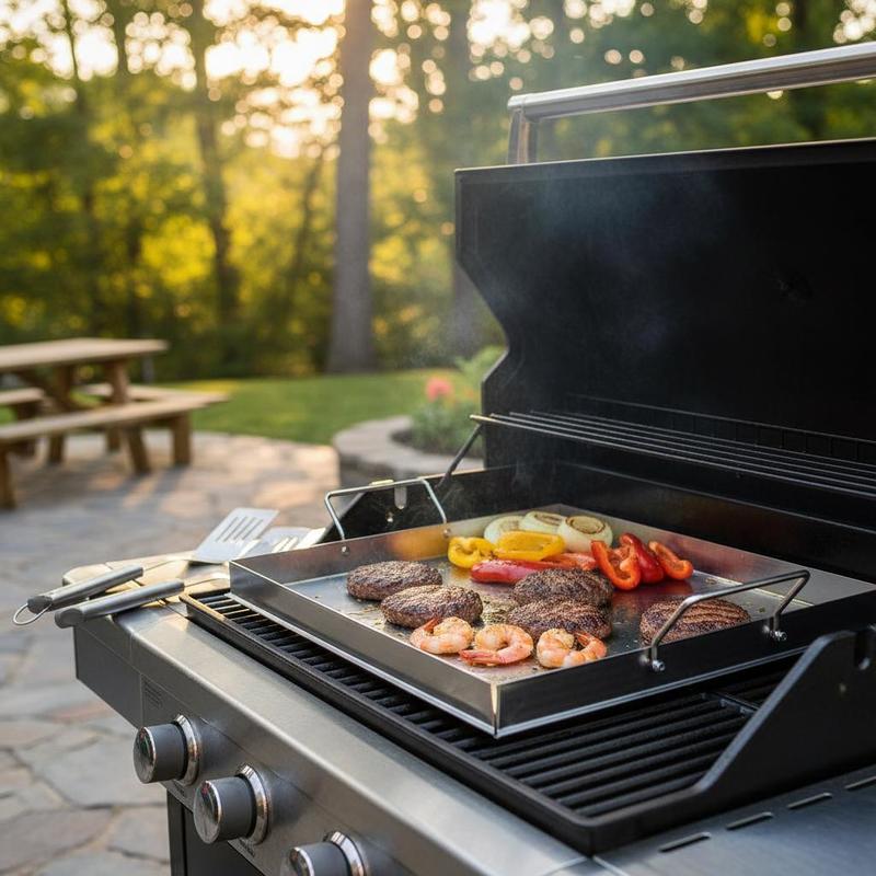 Universal Flat Top Griddle 18x - огляд і ціна Camping Cooking Top
