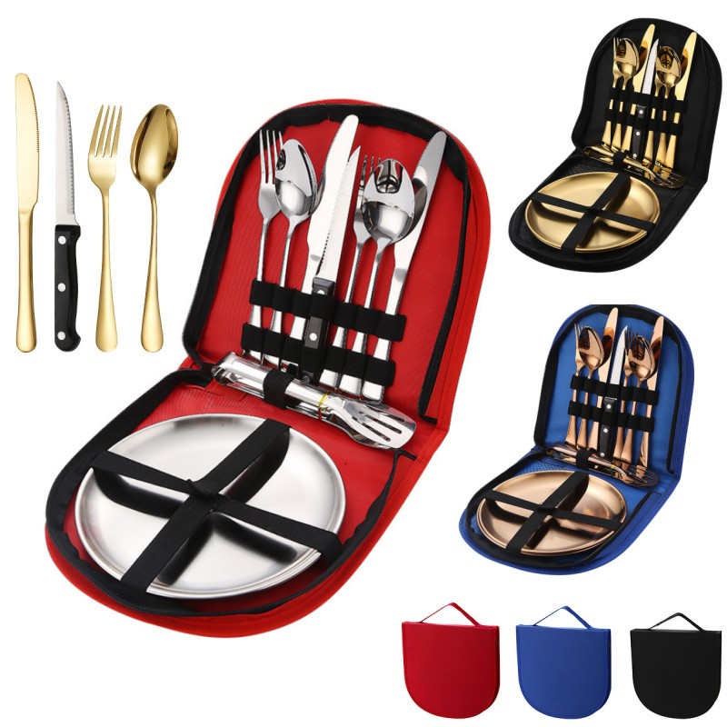 10PCS Camping Cutlery Set Hiki - огляд і ціна Camping Cooking Pack