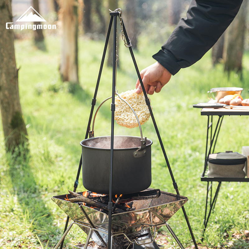 CAMPINGMOON MS-105-BK MS-105-B - огляд і ціна Camping Cooking Tripod