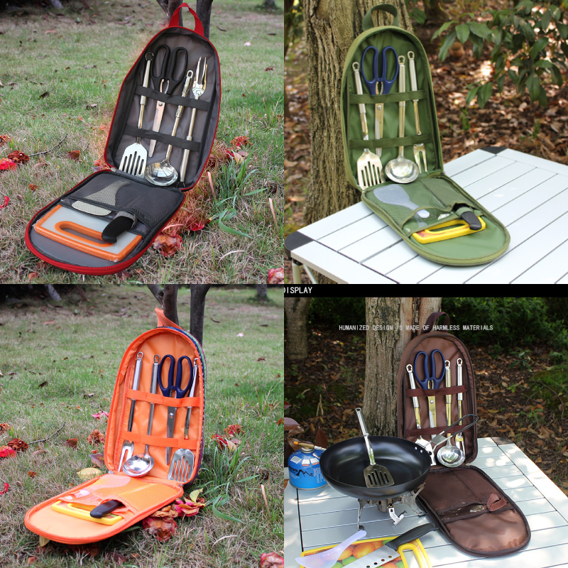 7pcs Camping Kitchen Utensil S - огляд і ціна Camping Cooking Pack