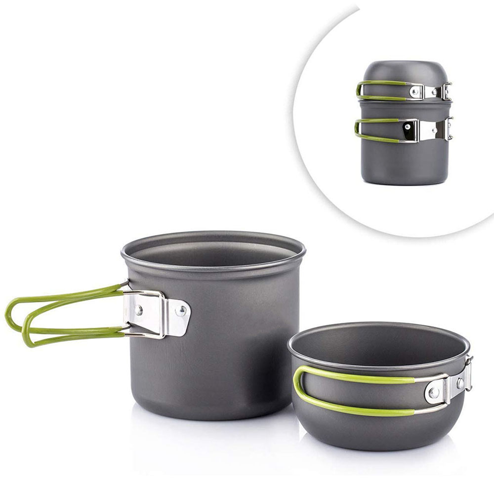 Ultralight Camping Pots Cookwa - огляд і ціна Camping Cooking Gear Set
