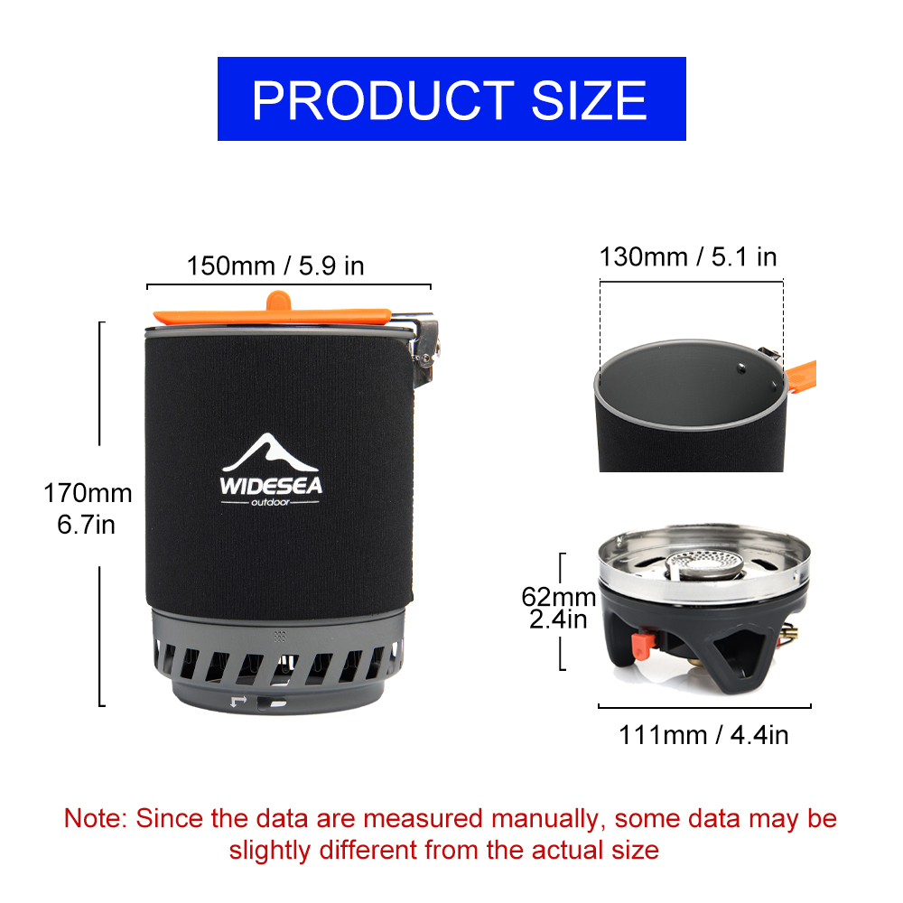 Widesea Camping Cooking System - огляд і ціна Camping Cooking Gear Set