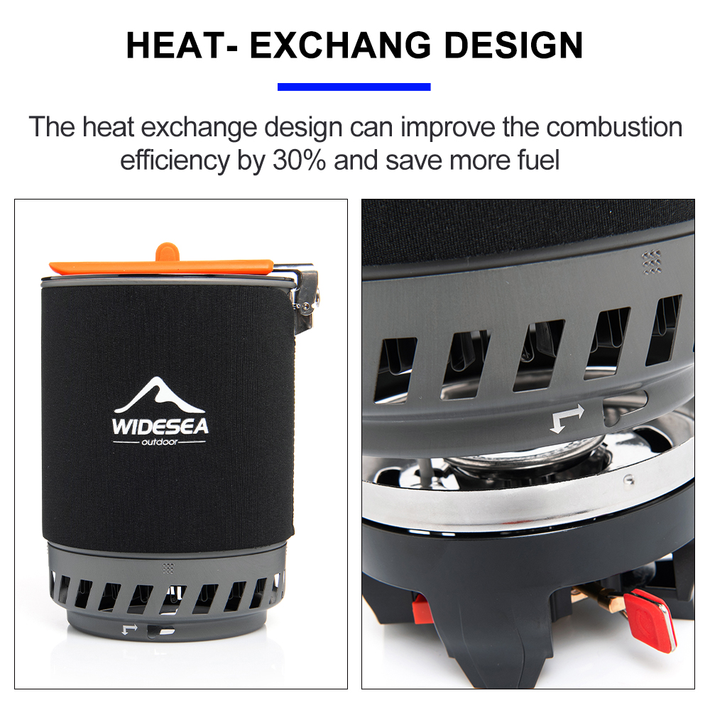 Widesea Camping Cooking System - огляд і ціна Camping Cooking Gear Set