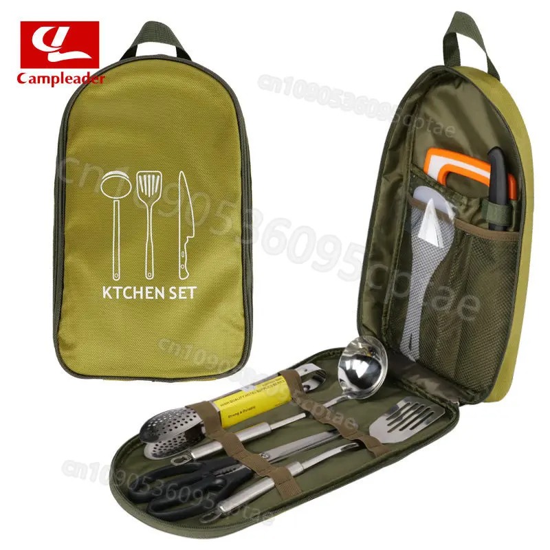 Outdoor Cutlery Portable Set C - огляд і ціна Camping Cooking Gear Set