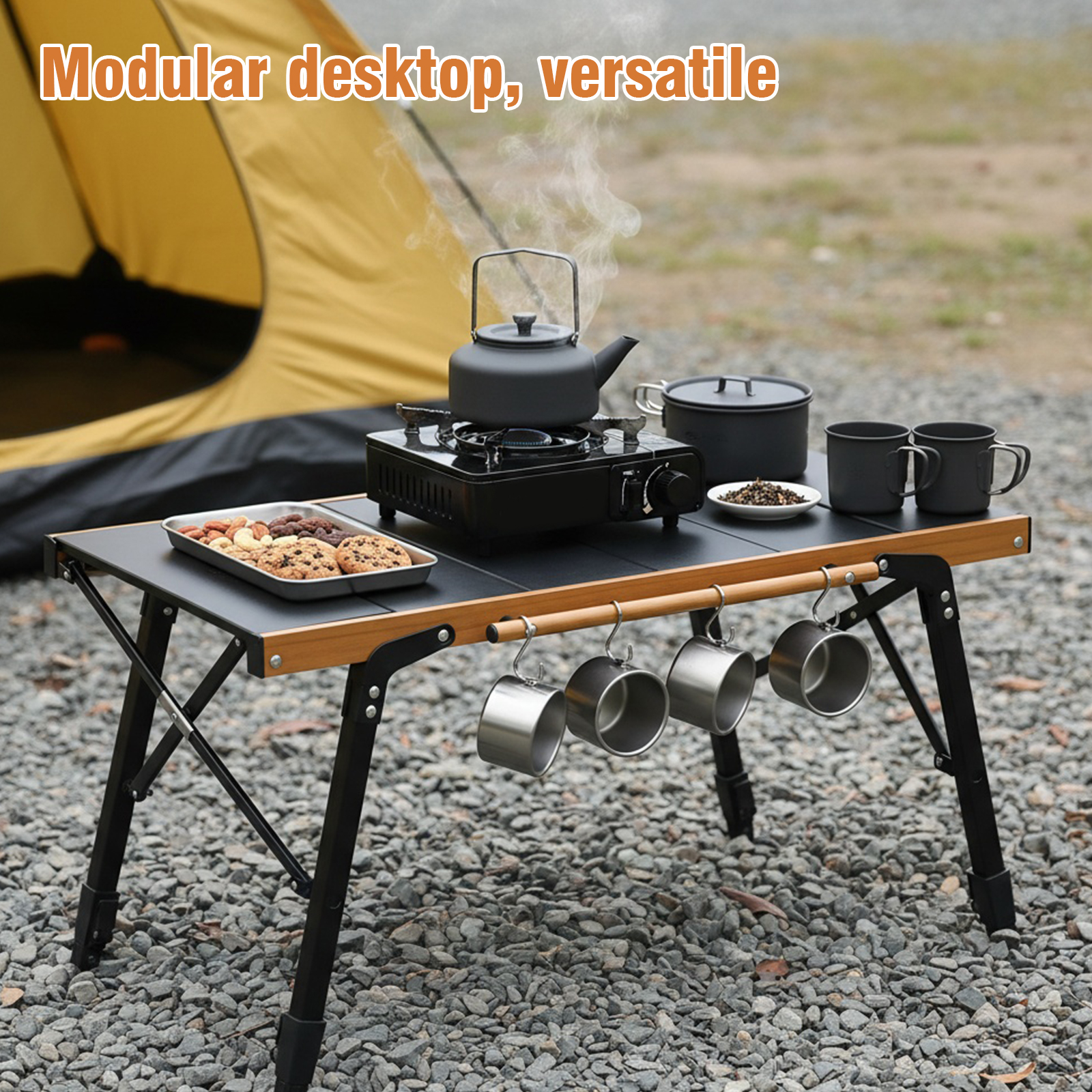 Portable Camping Table with St - огляд і ціна Camping Outdoor Cooking Table