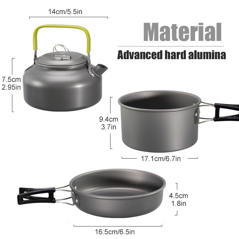 WESTTUNE Camping Cookware Kit  - огляд і ціна Camping Cooking Gear Set