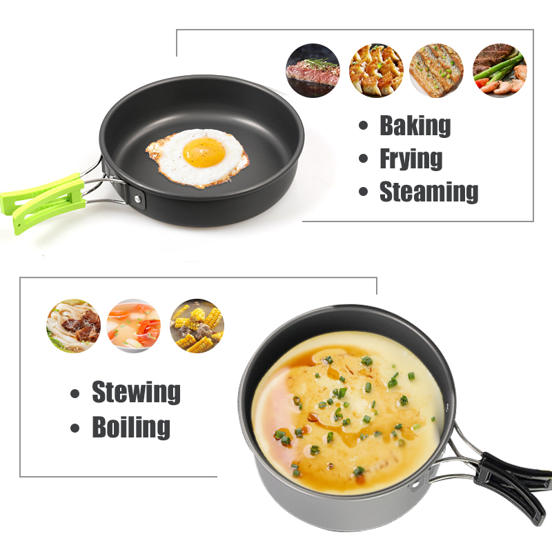 WESTTUNE Camping Cookware Kit  - огляд і ціна Camping Cooking Gear Set