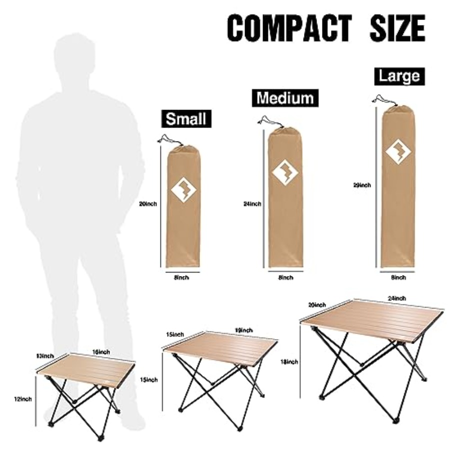 Por Side, Ultralight Aluminum  - огляд і ціна Camping Outdoor Cooking Table