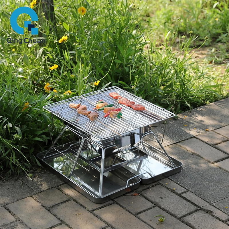 Camping Grill Charcoal Stove F - огляд і ціна Camping Cooking