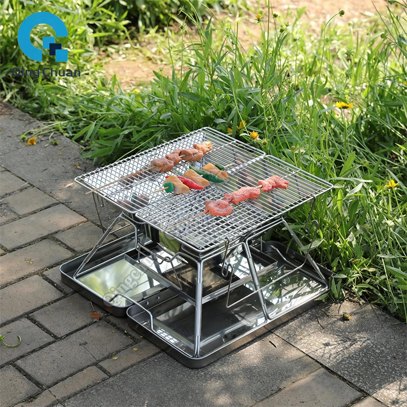 Camping Grill Charcoal Stove F - огляд і ціна Camping Cooking