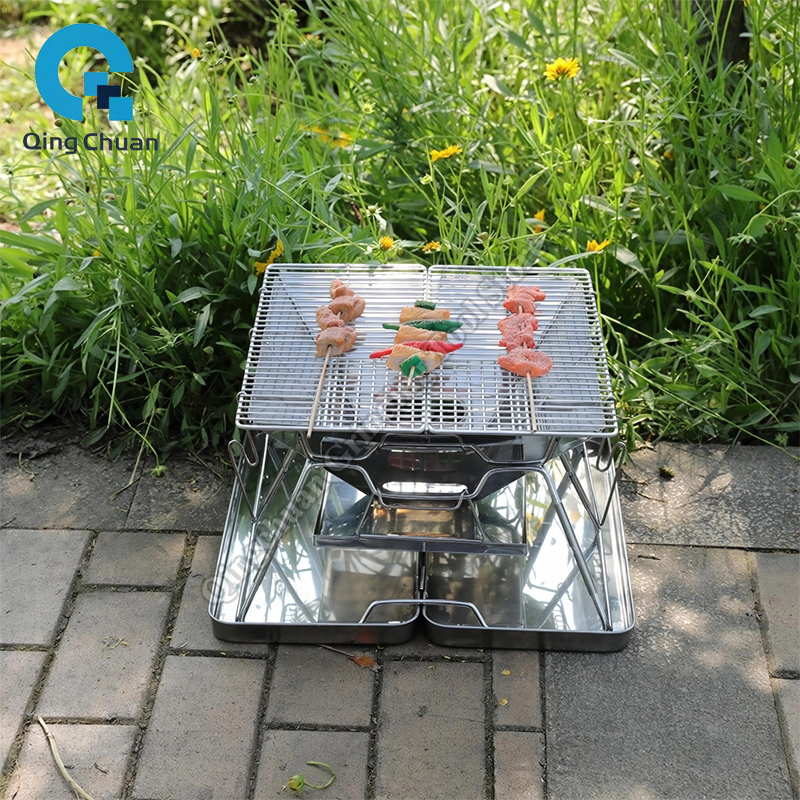 Camping Grill Charcoal Stove F - огляд і ціна Camping Cooking