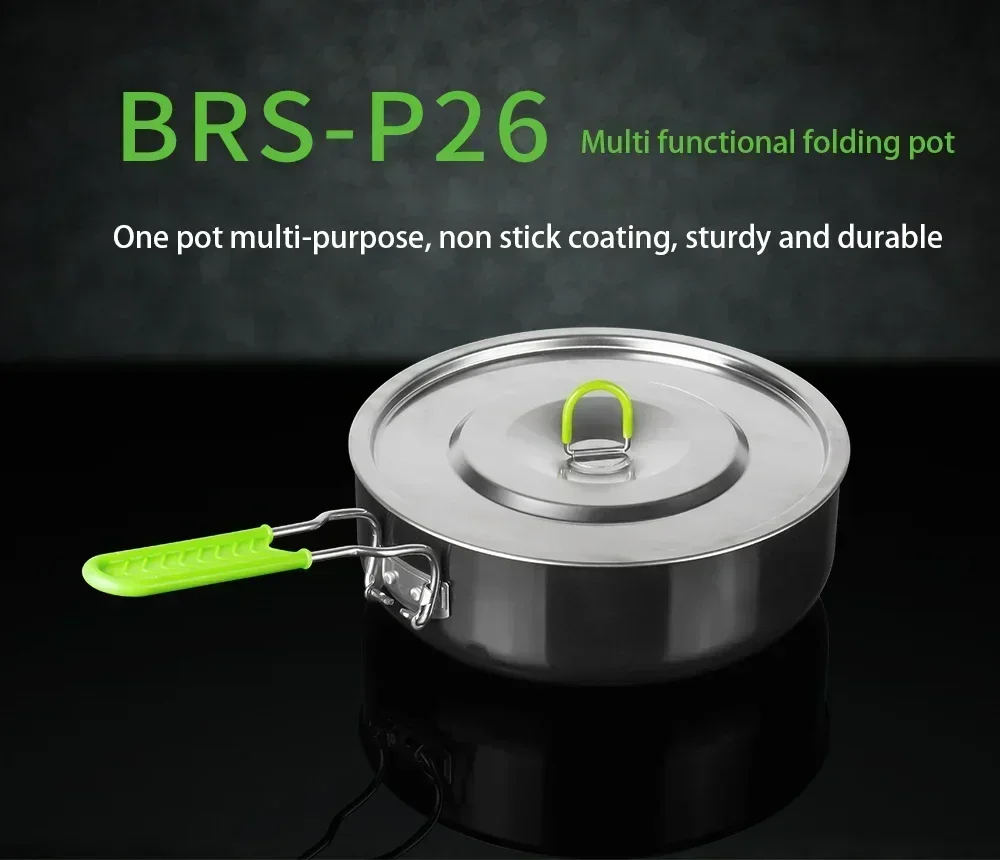 BRS-P26 Multifunctional2026 No - огляд і ціна Camping Cooking Frying Pan