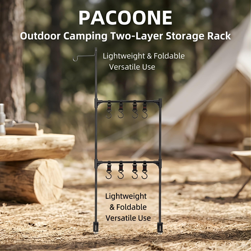 PACOONE Camping Shelf IGT Lant - огляд і ціна Camping Outdoor Cooking Table