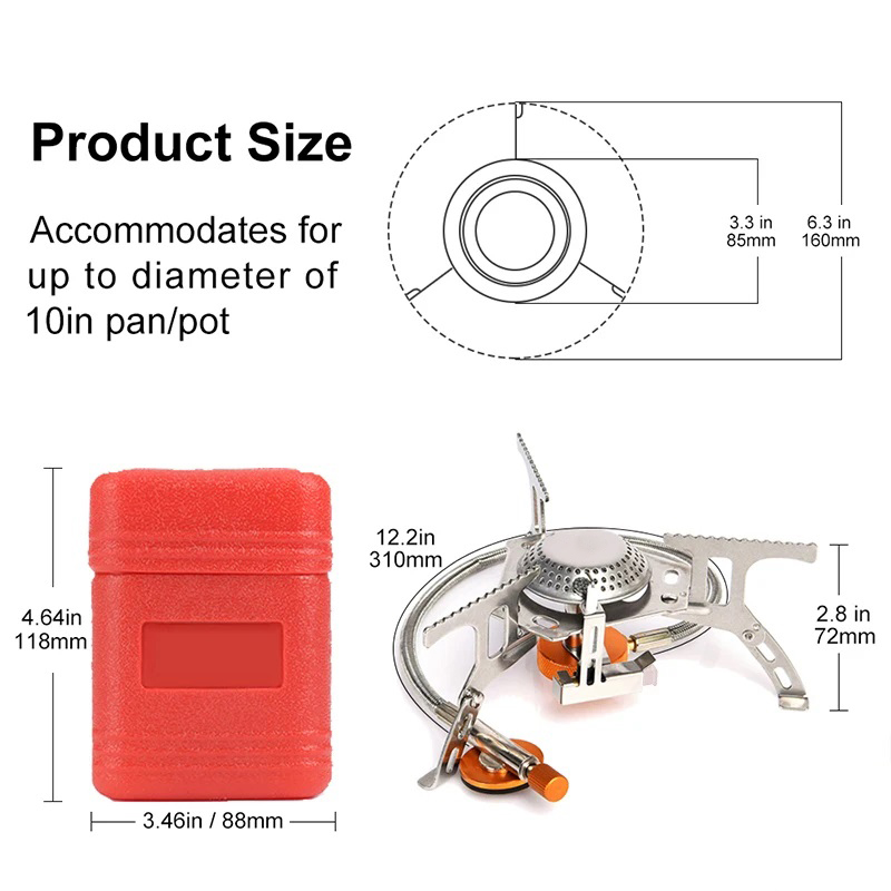 Camping Gas Stove Portable Fol - огляд і ціна Camping Cooking Top