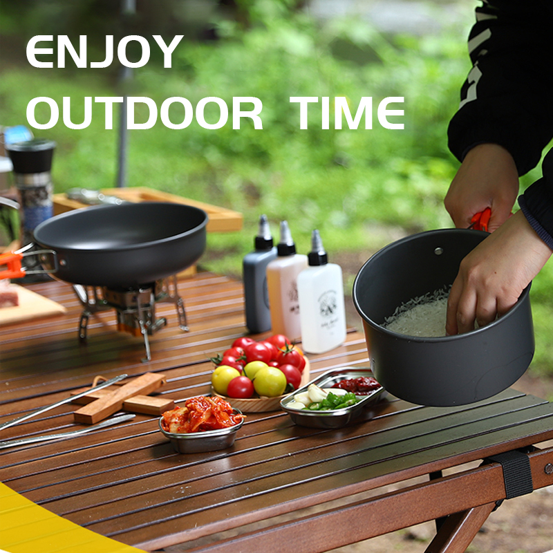 Camping Cooking Set, Outdoor K - огляд і ціна Camping Cooking Gear Set