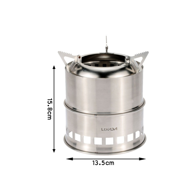 Lixada Stainless Steel Wood St - огляд і ціна Camping Cooking Top