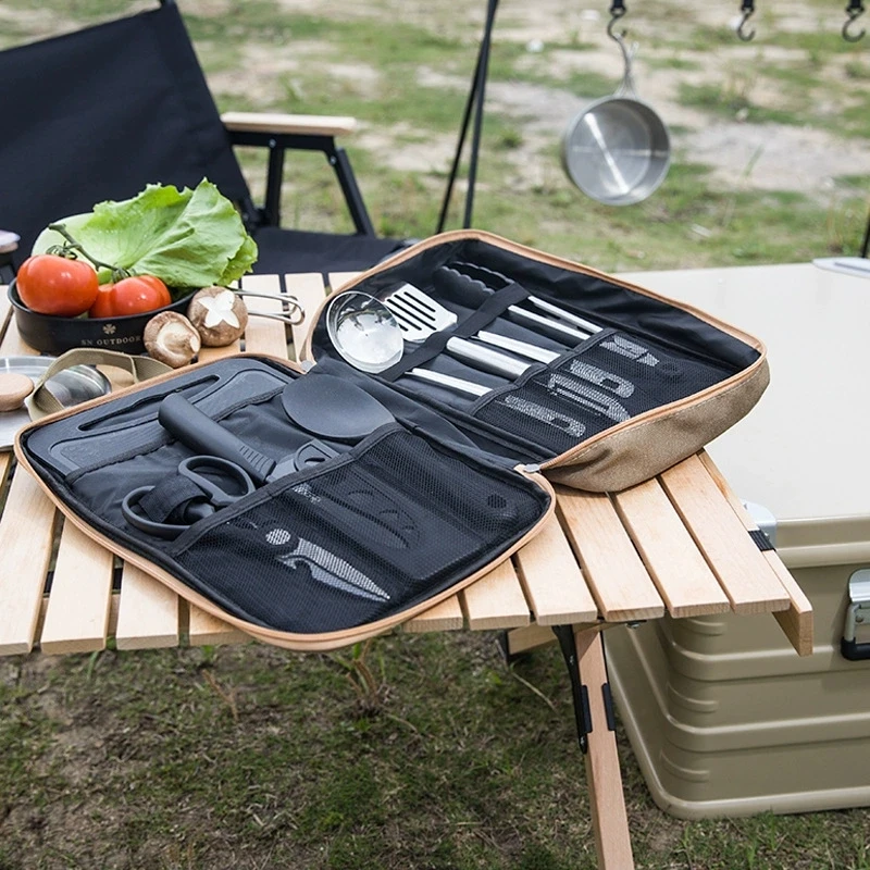 Outdoor Camping Kitchenware 8- - огляд і ціна Camping Cooking Pack