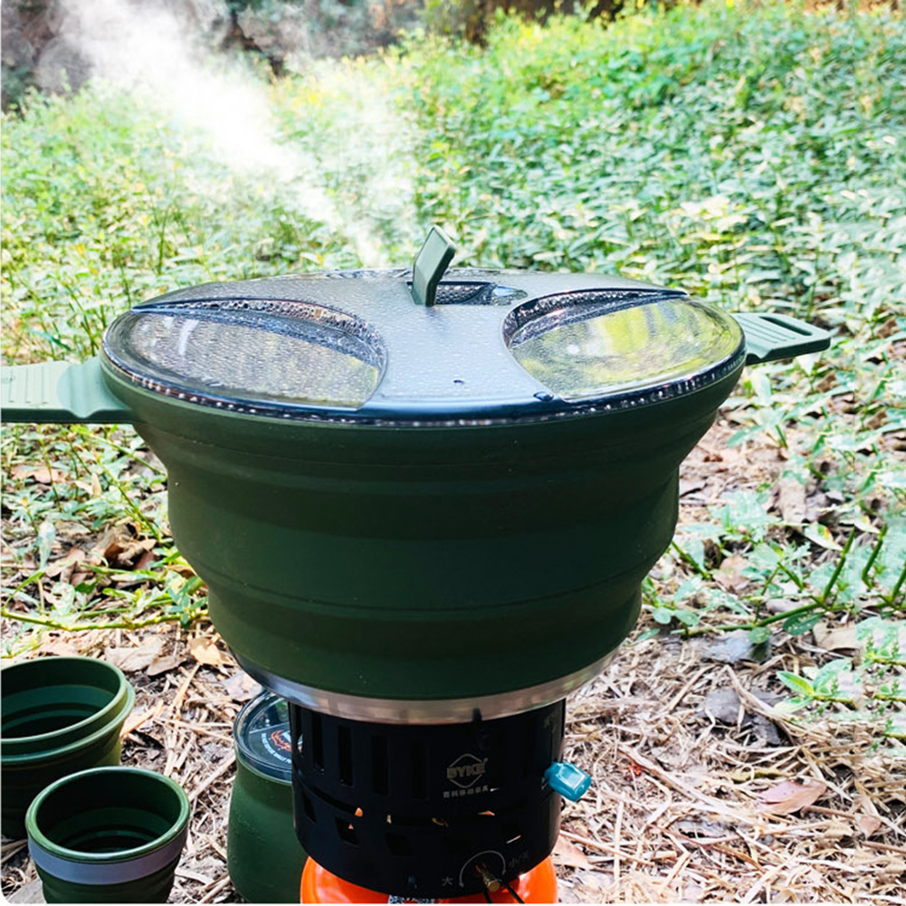 2.5L Silicone Folding Kettle C - огляд і ціна Camping Cooking Ware