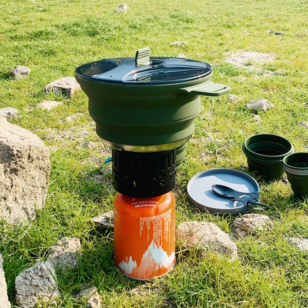 2.5L Silicone Folding Kettle C - огляд і ціна Camping Cooking Ware