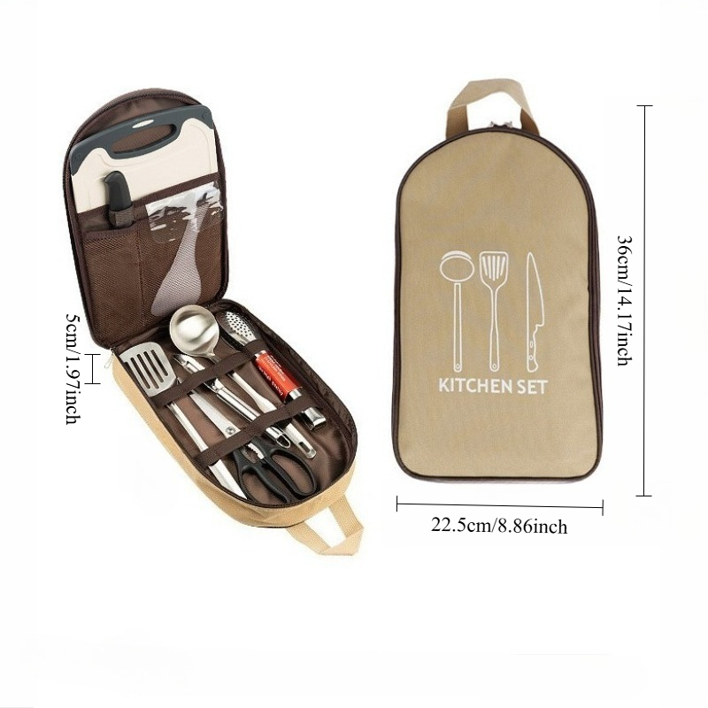 Outdoor Cookware 8-piece Set C - огляд і ціна Camping Cooking Pack