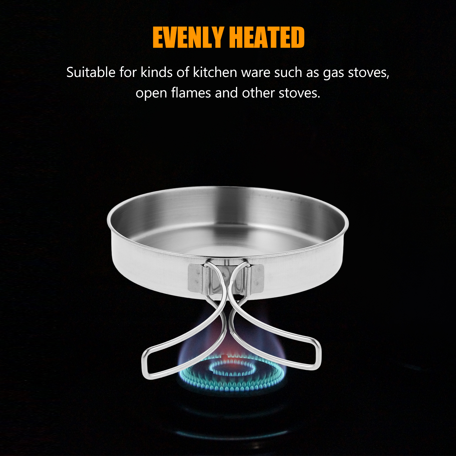 Portable Frying Pan Stainless  - огляд і ціна Camping Cooking Frying Pan