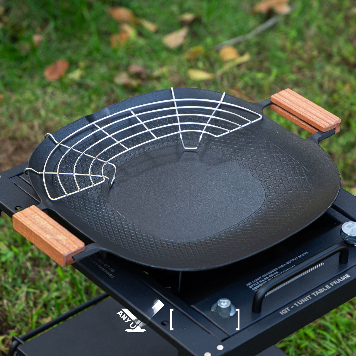 Outdoor Camping BBQ Grill Pan  - огляд і ціна Camping Cooking