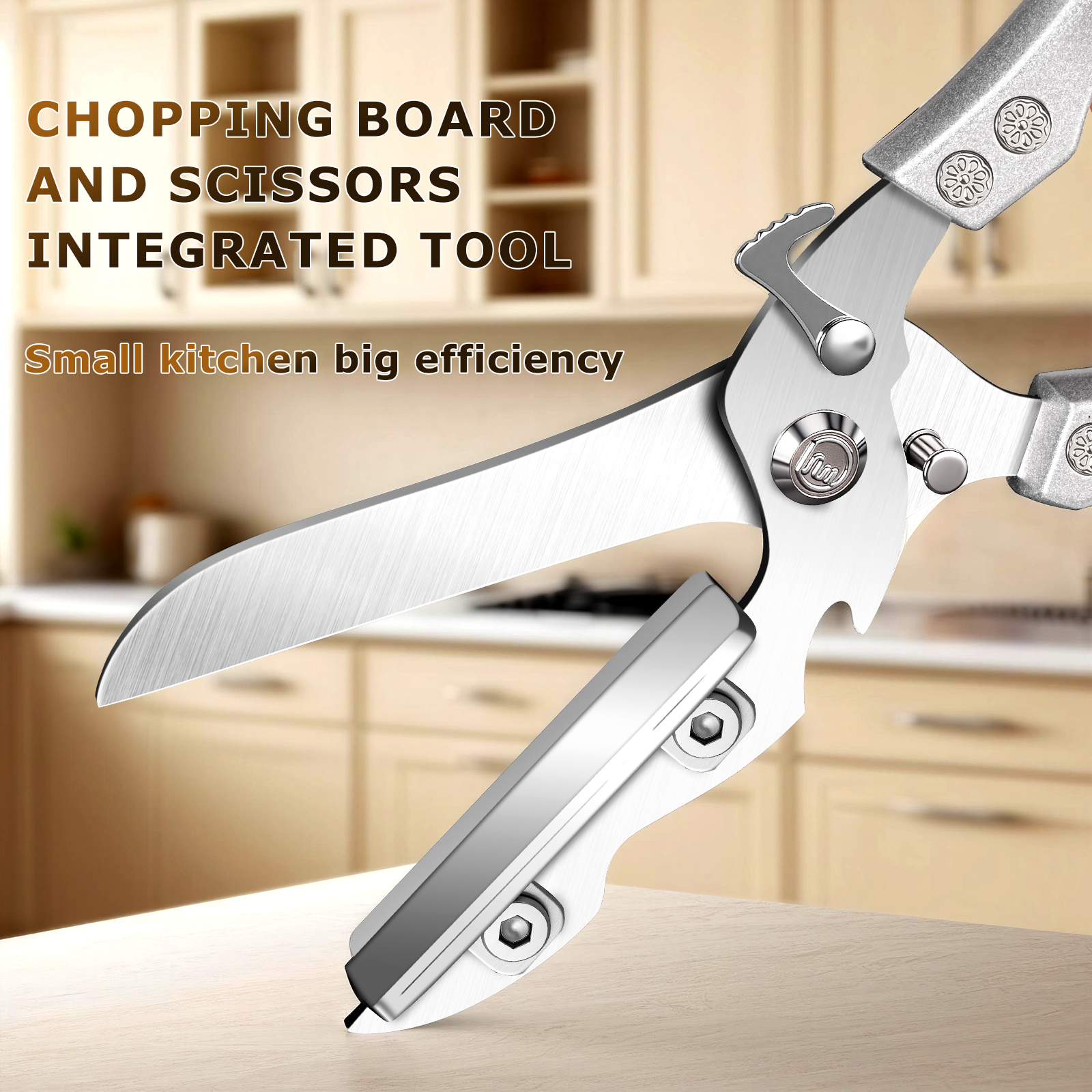 Multifunctional Kitchen Scisso - огляд і ціна Camping Cooking Knife Set