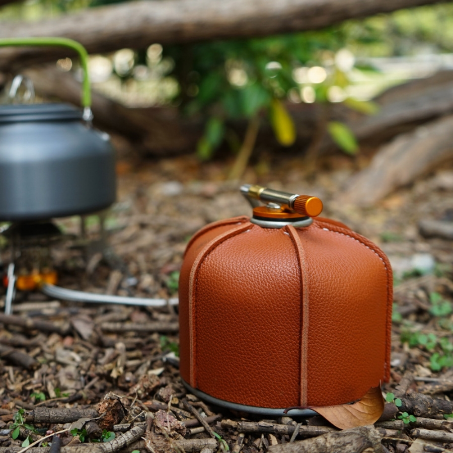 1 pc Camping Flat Gas Tank Lea - огляд і ціна Camping Cooking Light