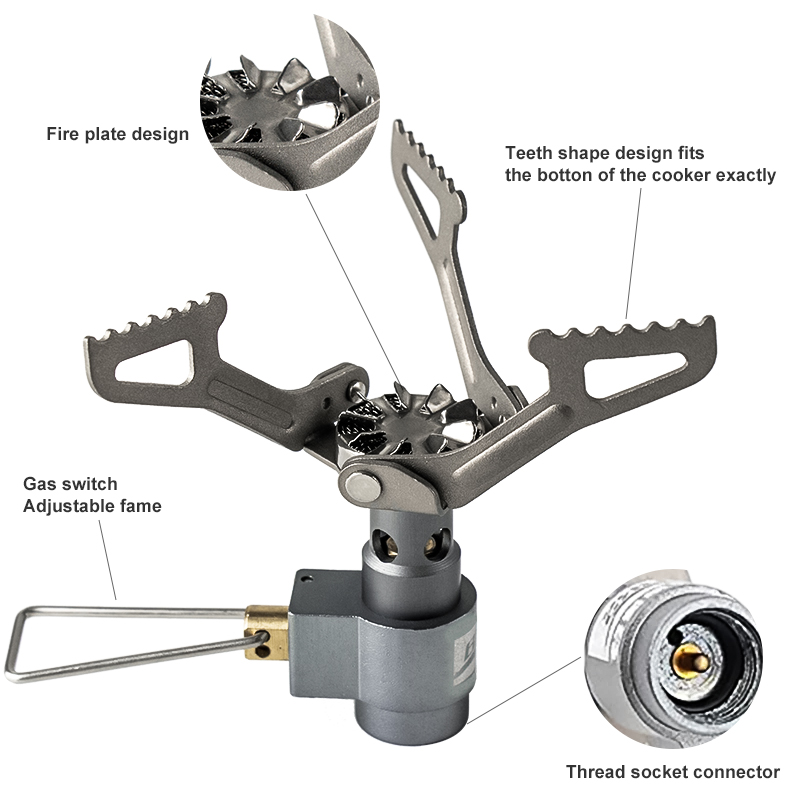 BRS Outdoor Gas Stove Mini Cam - огляд і ціна Camping Cooking Top