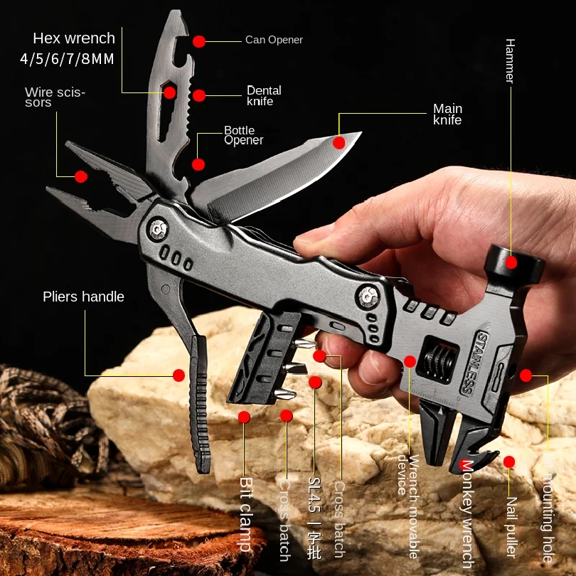 Multifunctional Pliers Multito - огляд і ціна Camping Cooking Knife Set