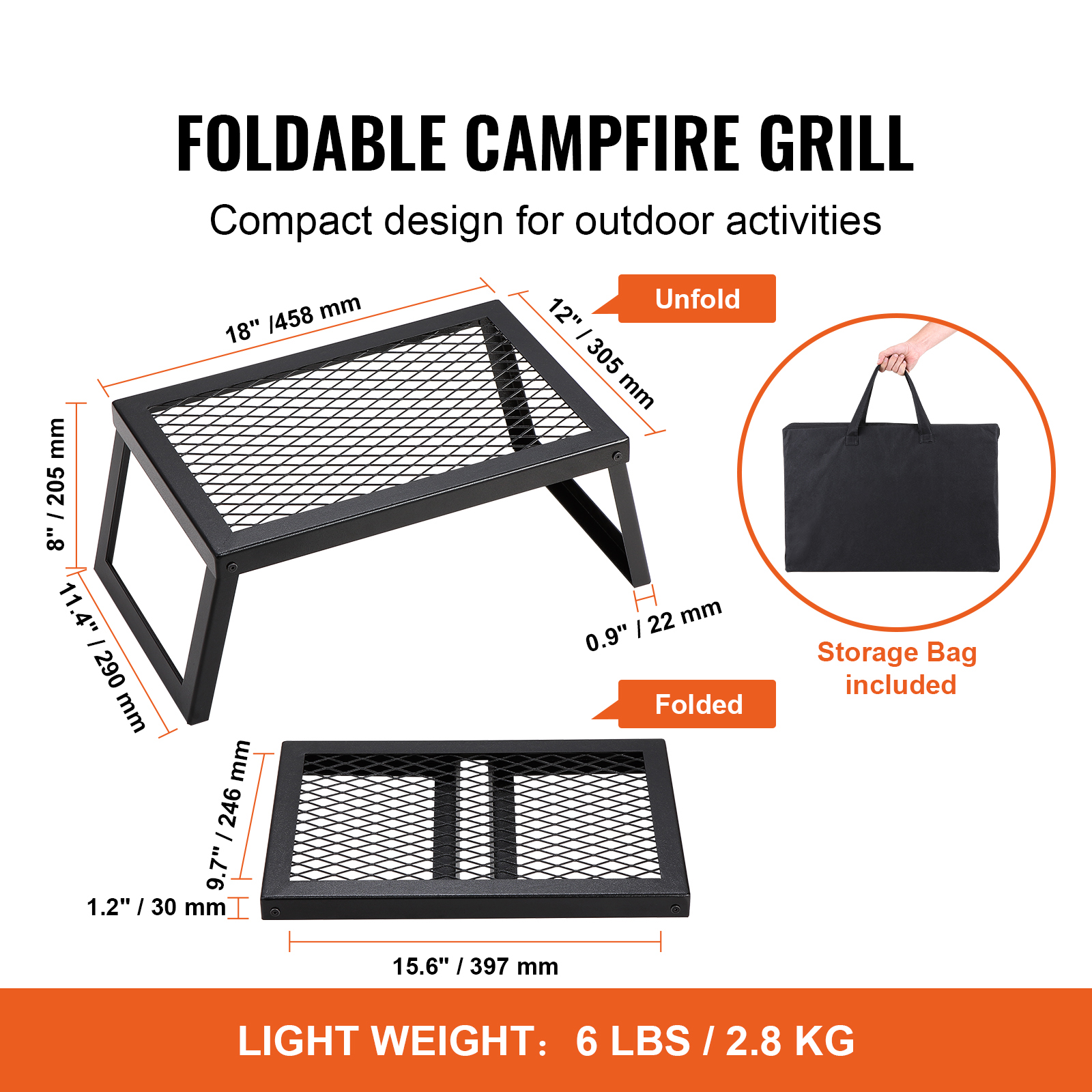 SucceBuy 18/24in Barbecue Char - огляд і ціна Camping Cooking