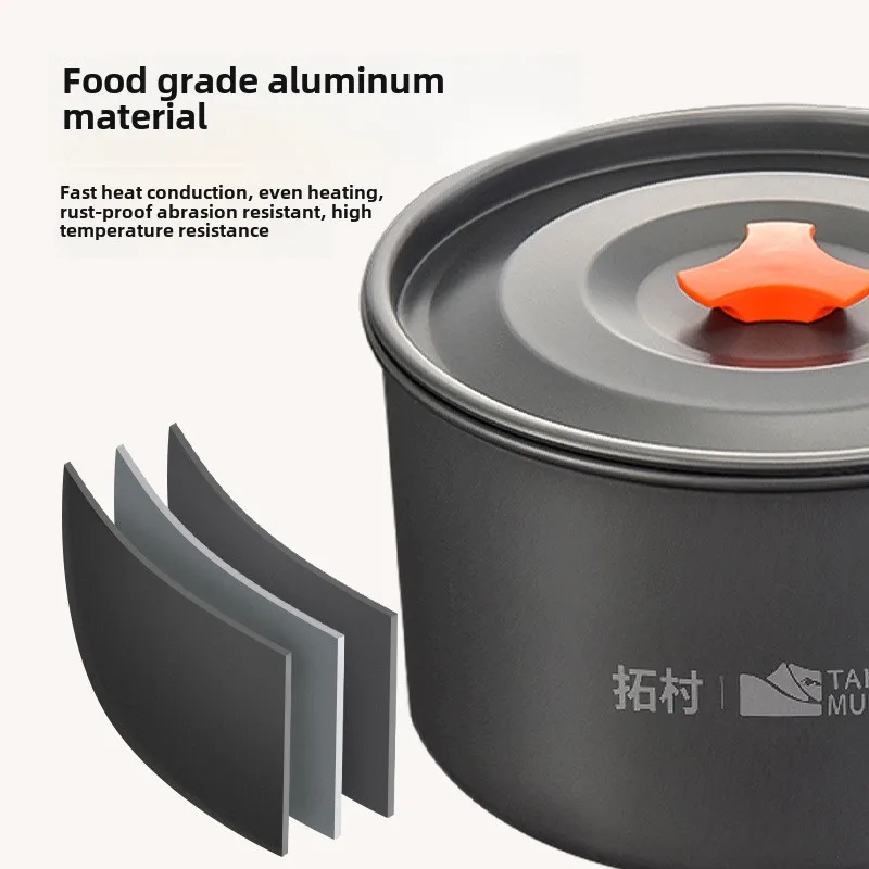 Camping Cookware Set Outdoor C - огляд і ціна Camping Cooking Gear Set