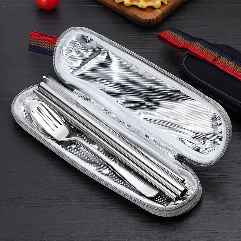 8Pcs/set Tableware Reusable Tr - огляд і ціна Camping Cooking Knife Set