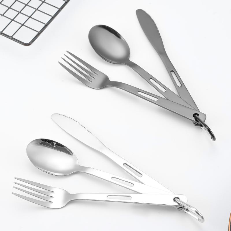 Outdoor Camping Cutlery Set 3P - огляд і ціна Camping Cooking Knife Set